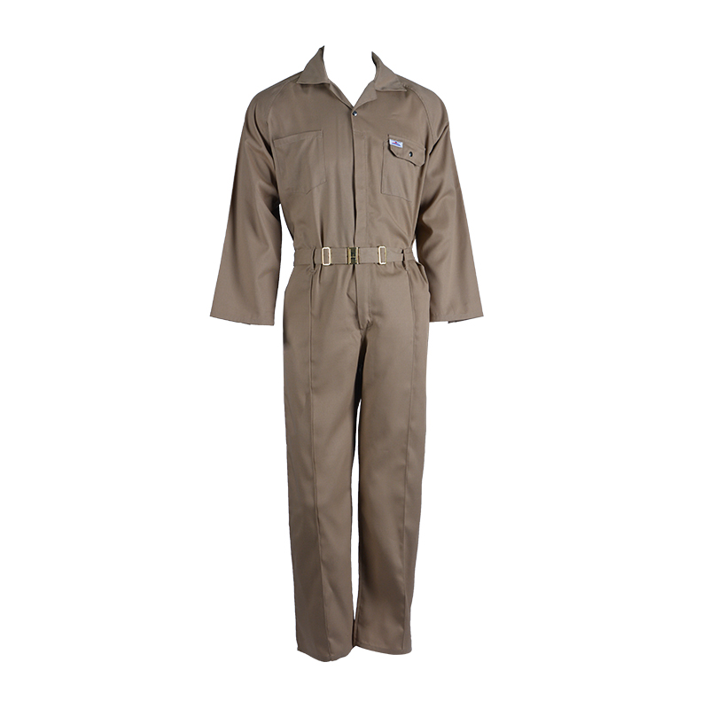 C01 Îmbrăcăminte de lucru durabilă, maro, cu mai multe buzunare