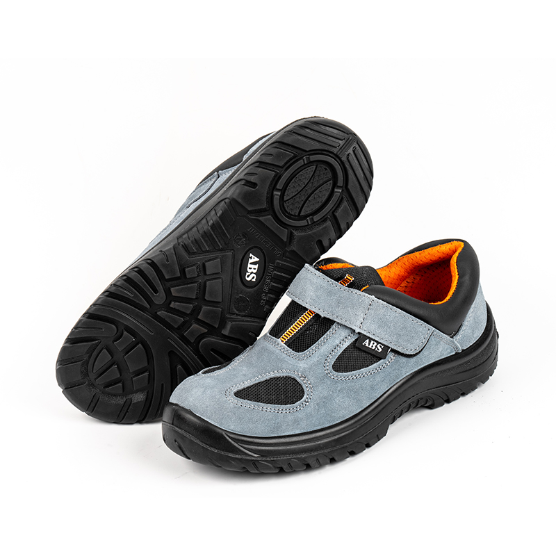 SS106 Pantofi de siguranță din piele de căprioară cu plasă respirabilă SS106 Pantofi de siguranță din piele de căprioară cu plasă respirabilă