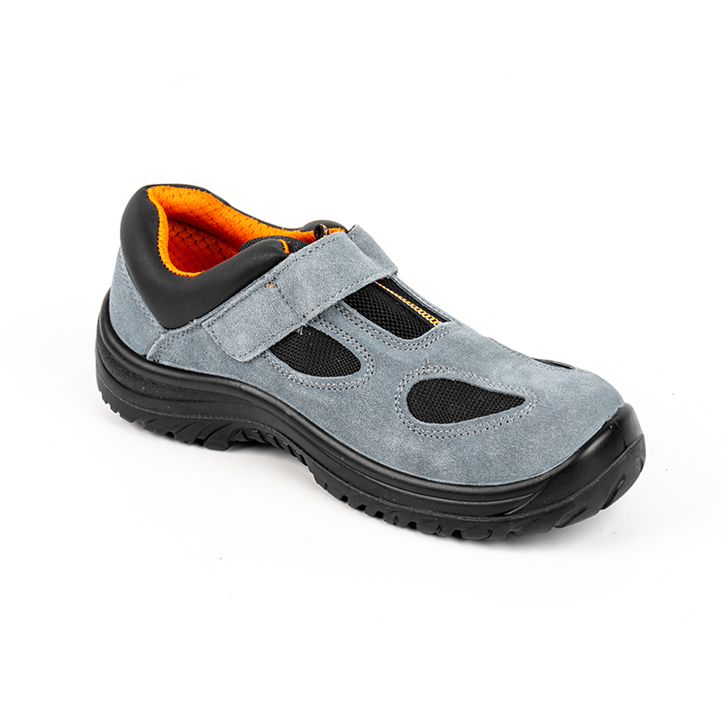 SS106 Pantofi de siguranță din piele de căprioară cu plasă respirabilă SS106 Pantofi de siguranță din piele de căprioară cu plasă respirabilă